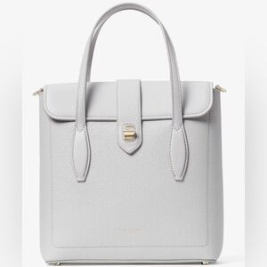 Kate Spade Essential Light Gray Leather Tote Bag